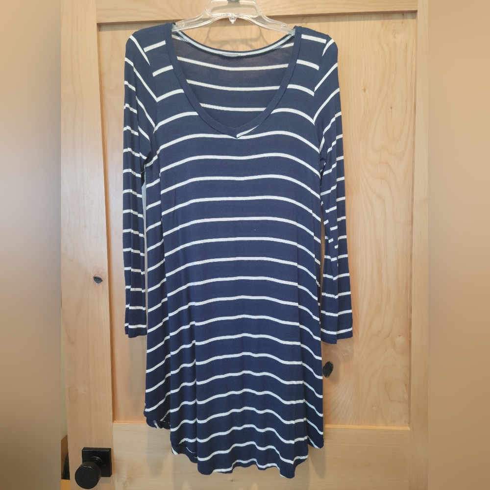 Striped T-shirt dress